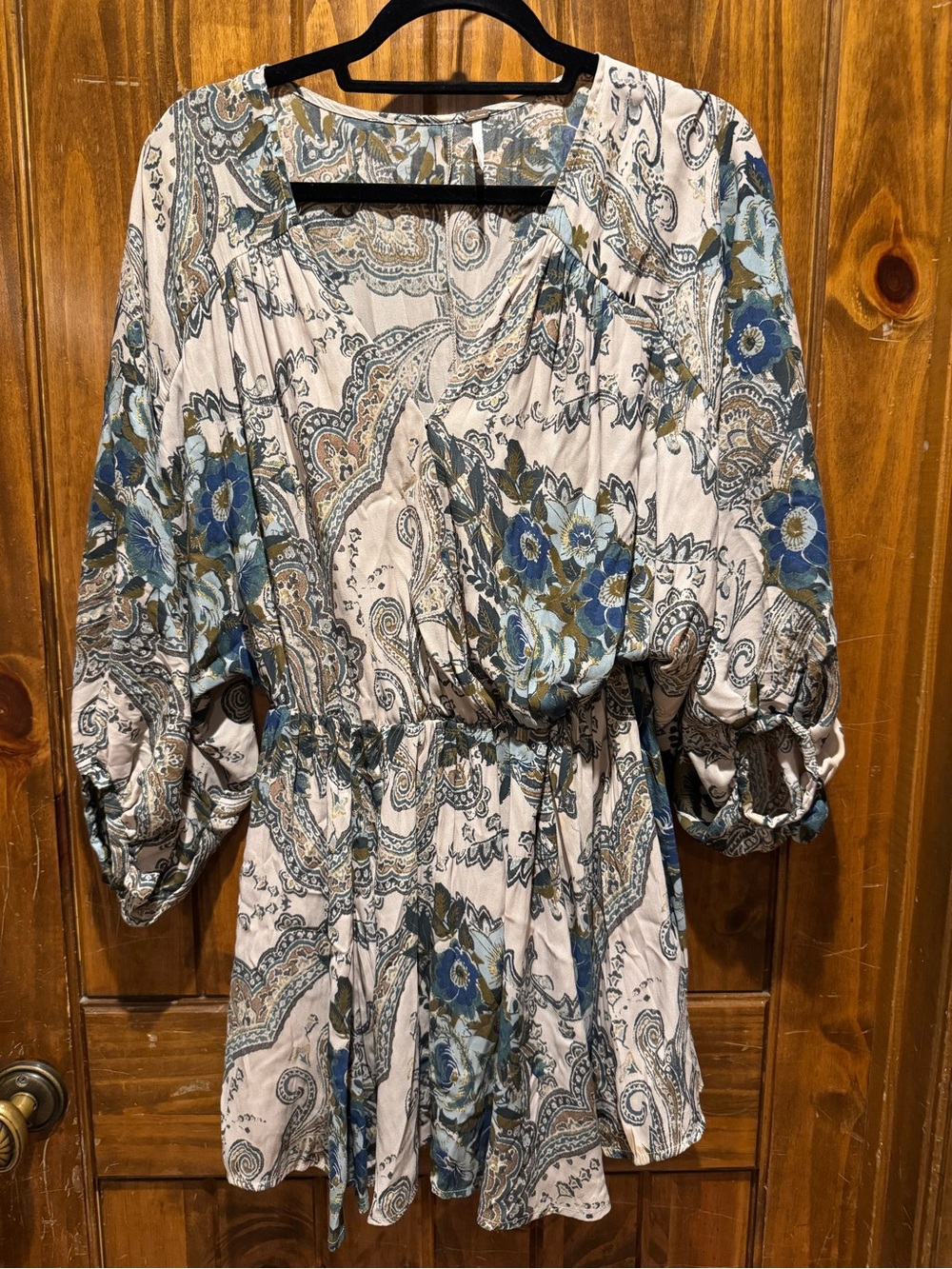 Like new Free People High Plains Paisley mini dress